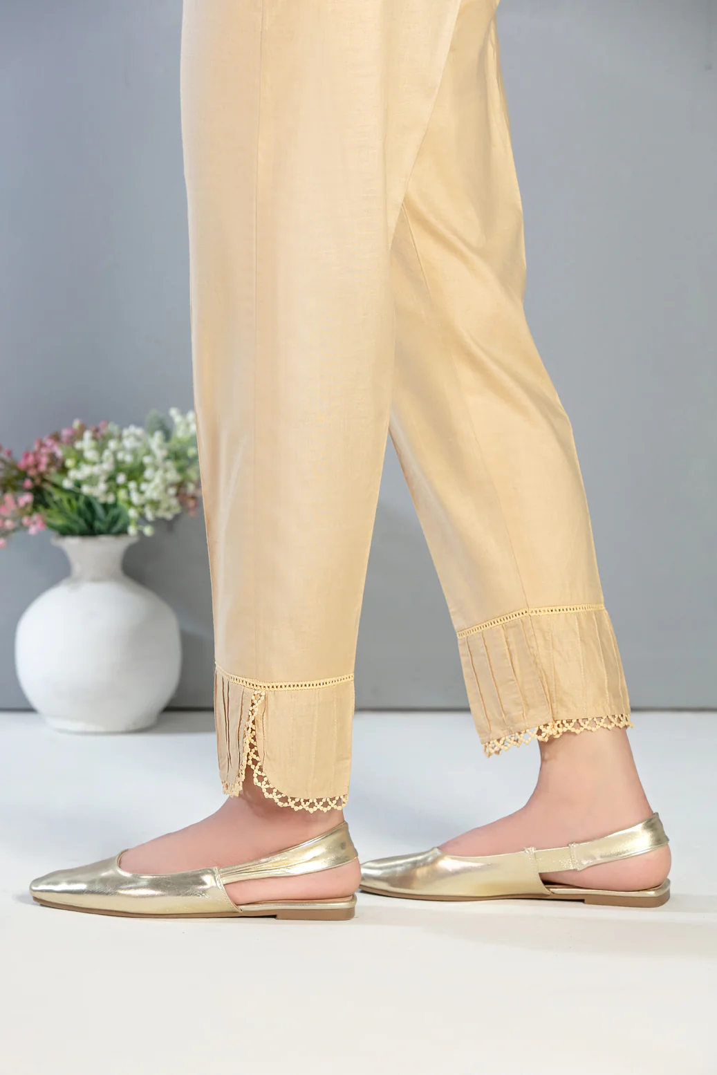 D-1168- C Cotton Trouser