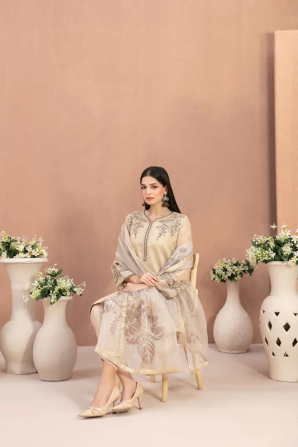 Aleyla Stitched Emb Khadi [D-1805] - Image 3