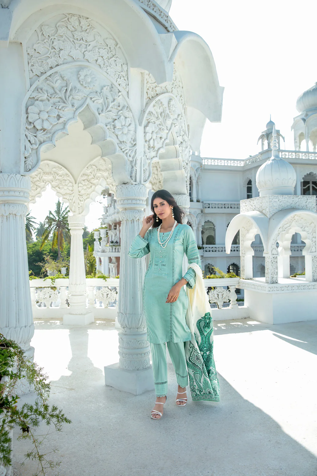 Heer Vol-2 3pcs Stitched Jacquard Lawn [D-1876]