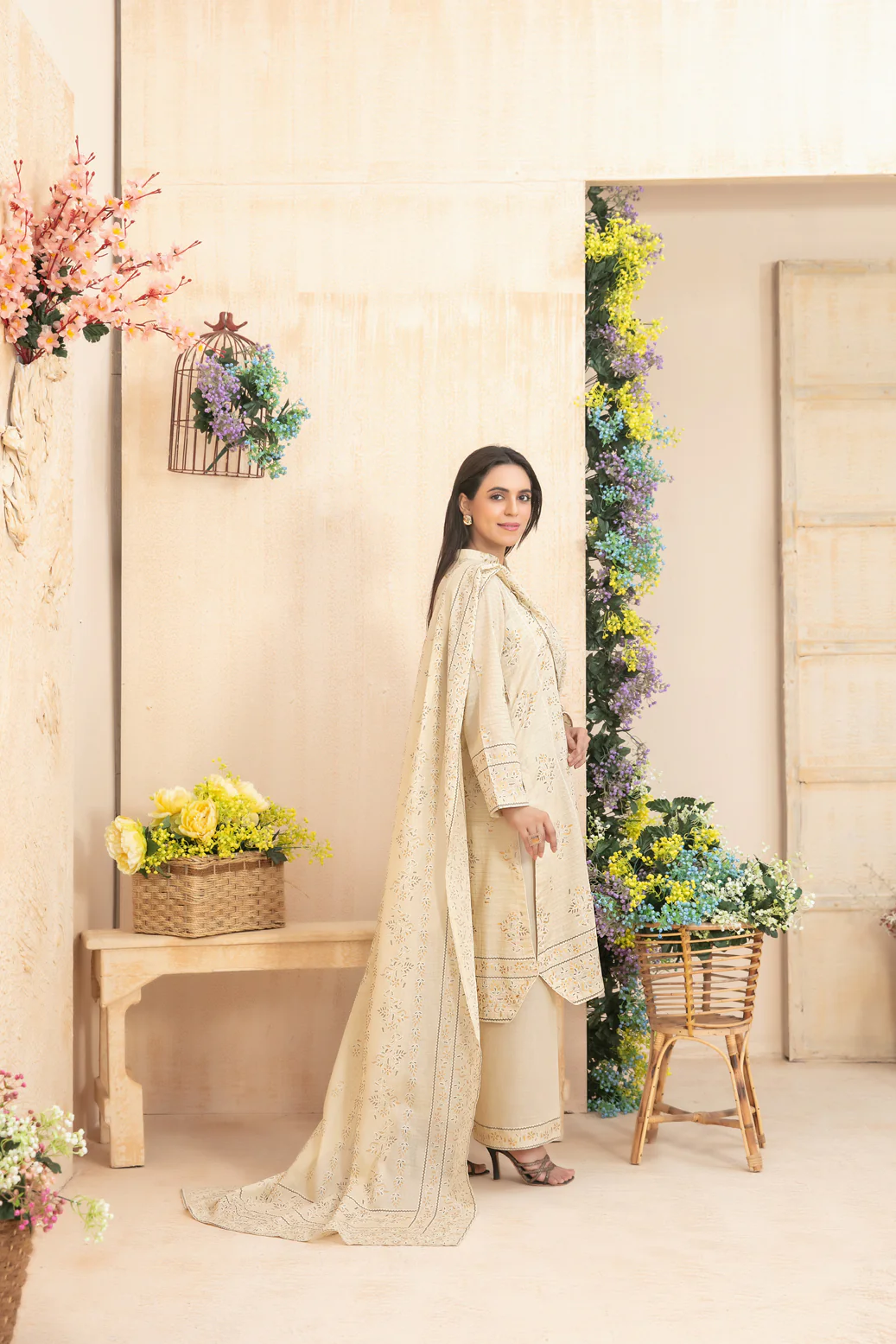 Alanah 3pcs Un-Stitched Printed Lawn [D-1949] - Image 2