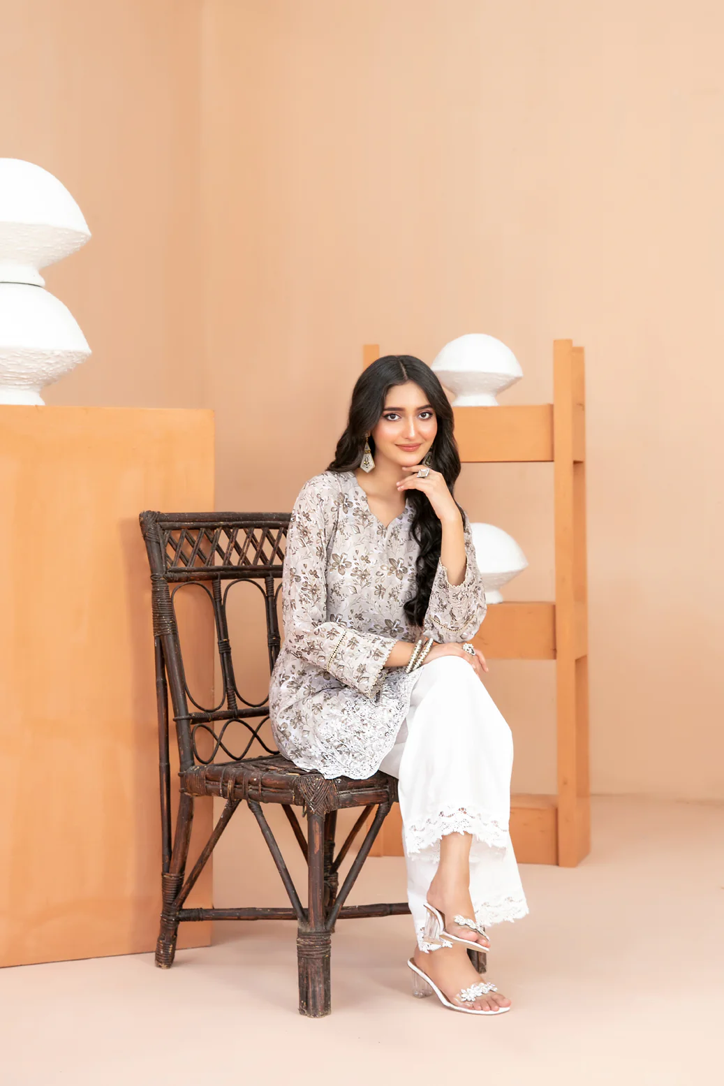 Marella 2pcs Stitched Emb Printed Swiss [D-2067] - Image 3