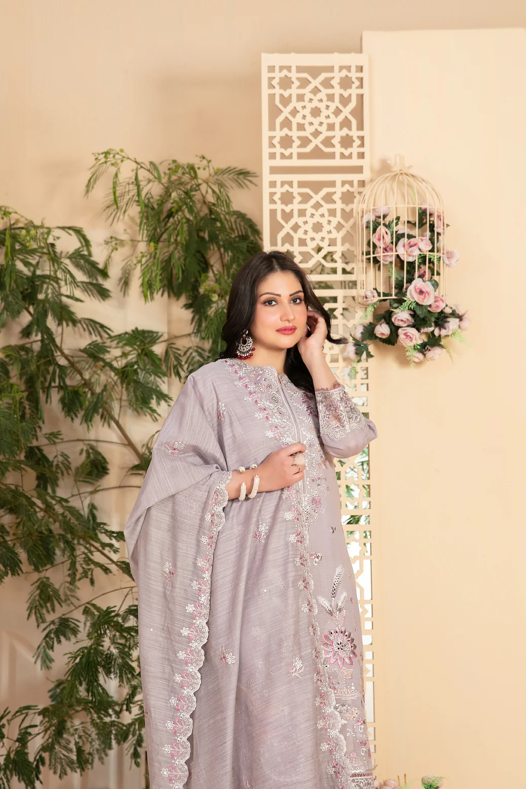 Taabir 3pcs Stitched Emb Lawn [D-2294] - Image 3