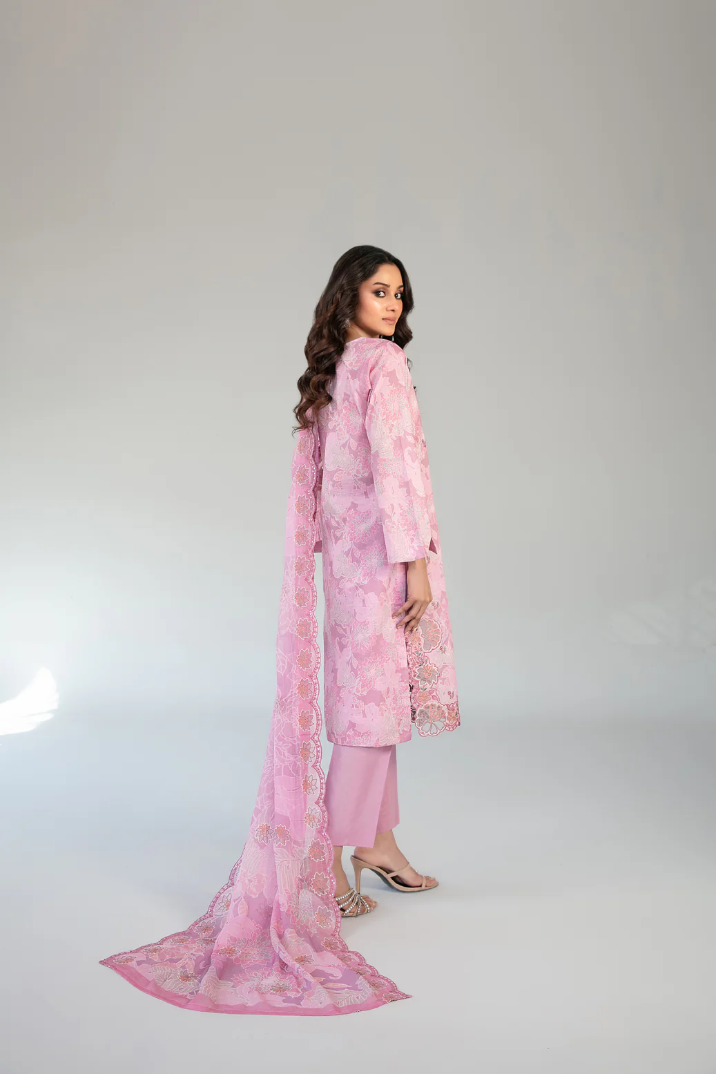 Casca 3pcs Un-Stitched Emb Printed Lawn [D-2915] - Image 2