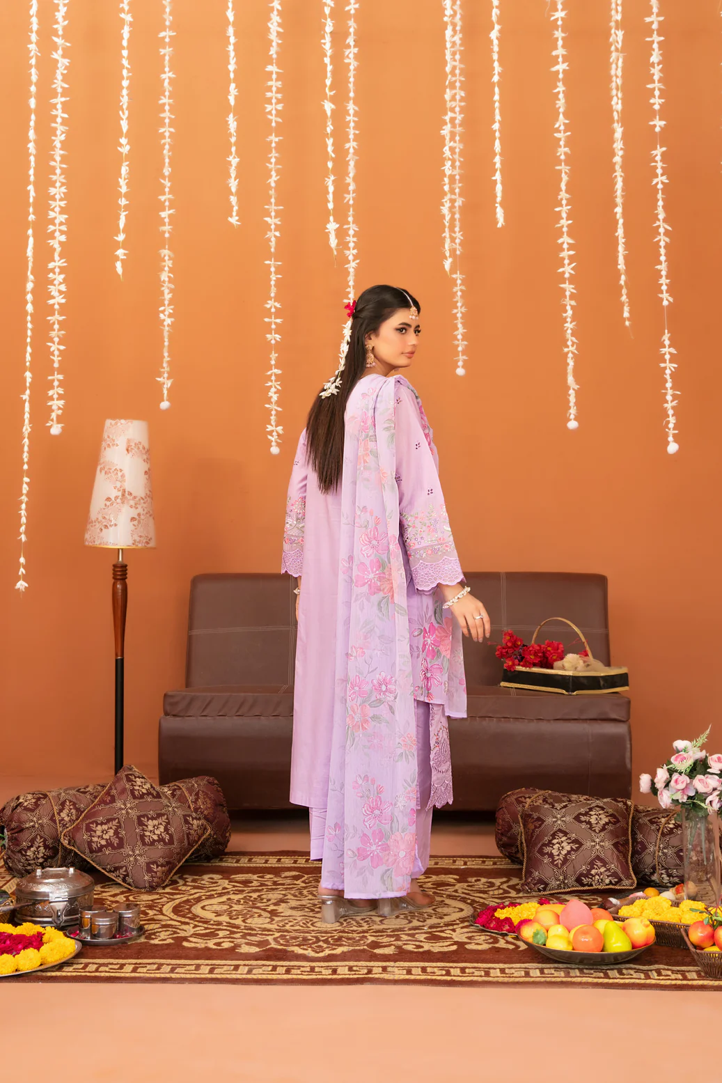 Chaashni 3pcs Stitched Emb Lawn [D-3134] - Image 2