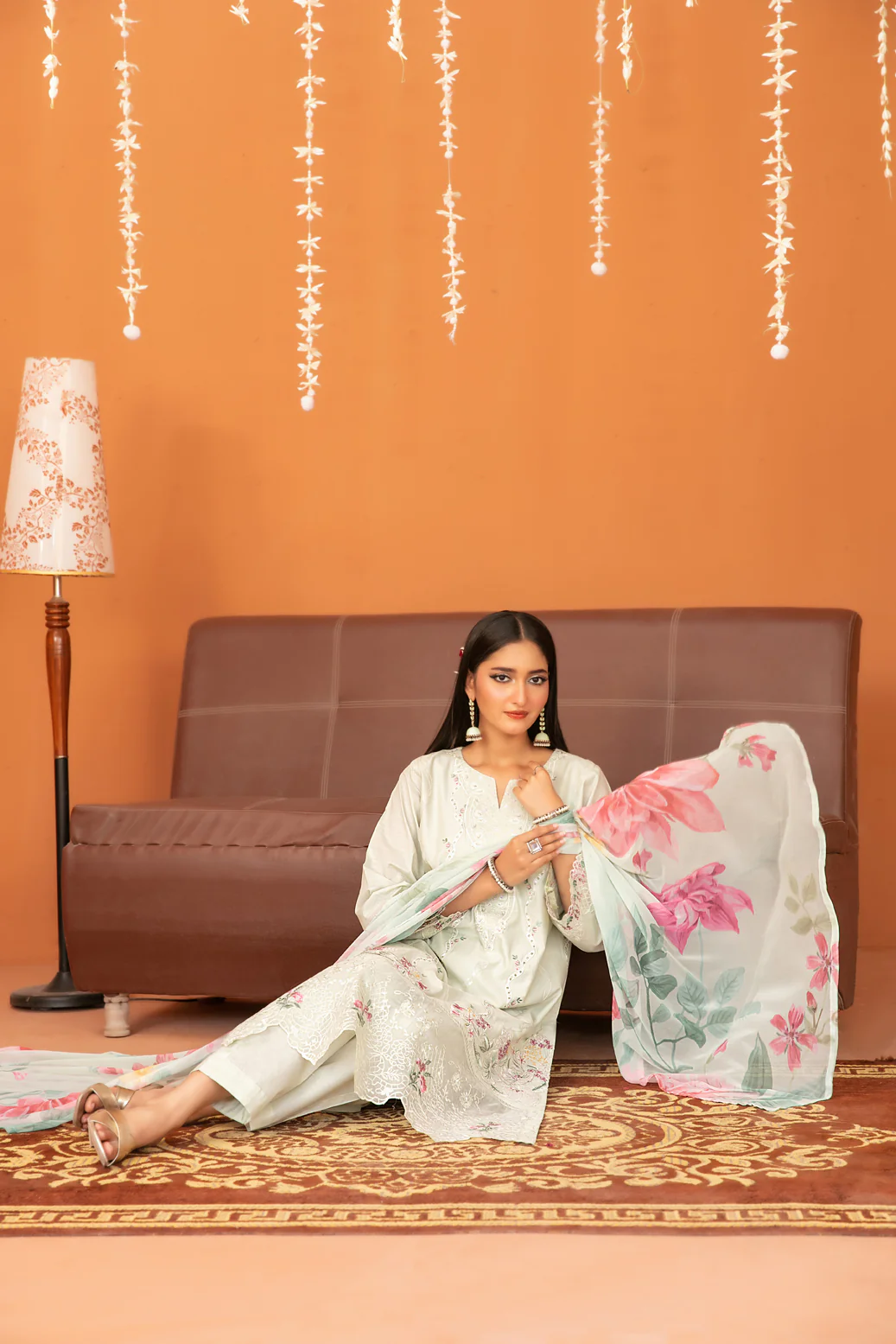 Chaashni 3pcs Stitched Emb Lawn [D-3138] - Image 3