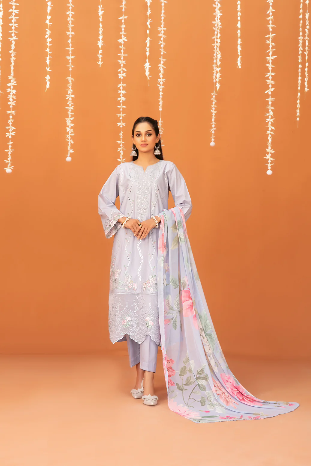Chaashni 3pcs Stitched Emb Lawn [D-3141]