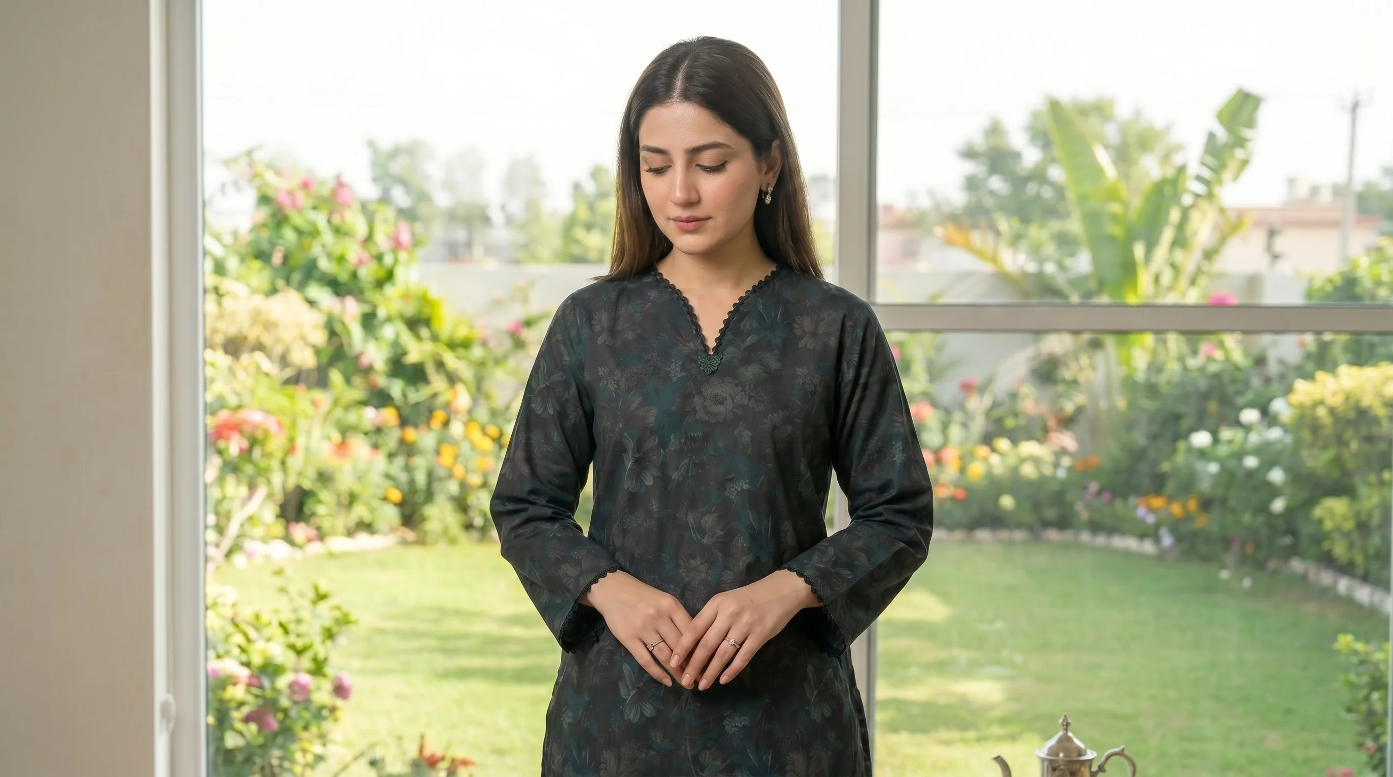 Neesha 2pcs Stitched Printed Cotton [D-3727] - Image 3
