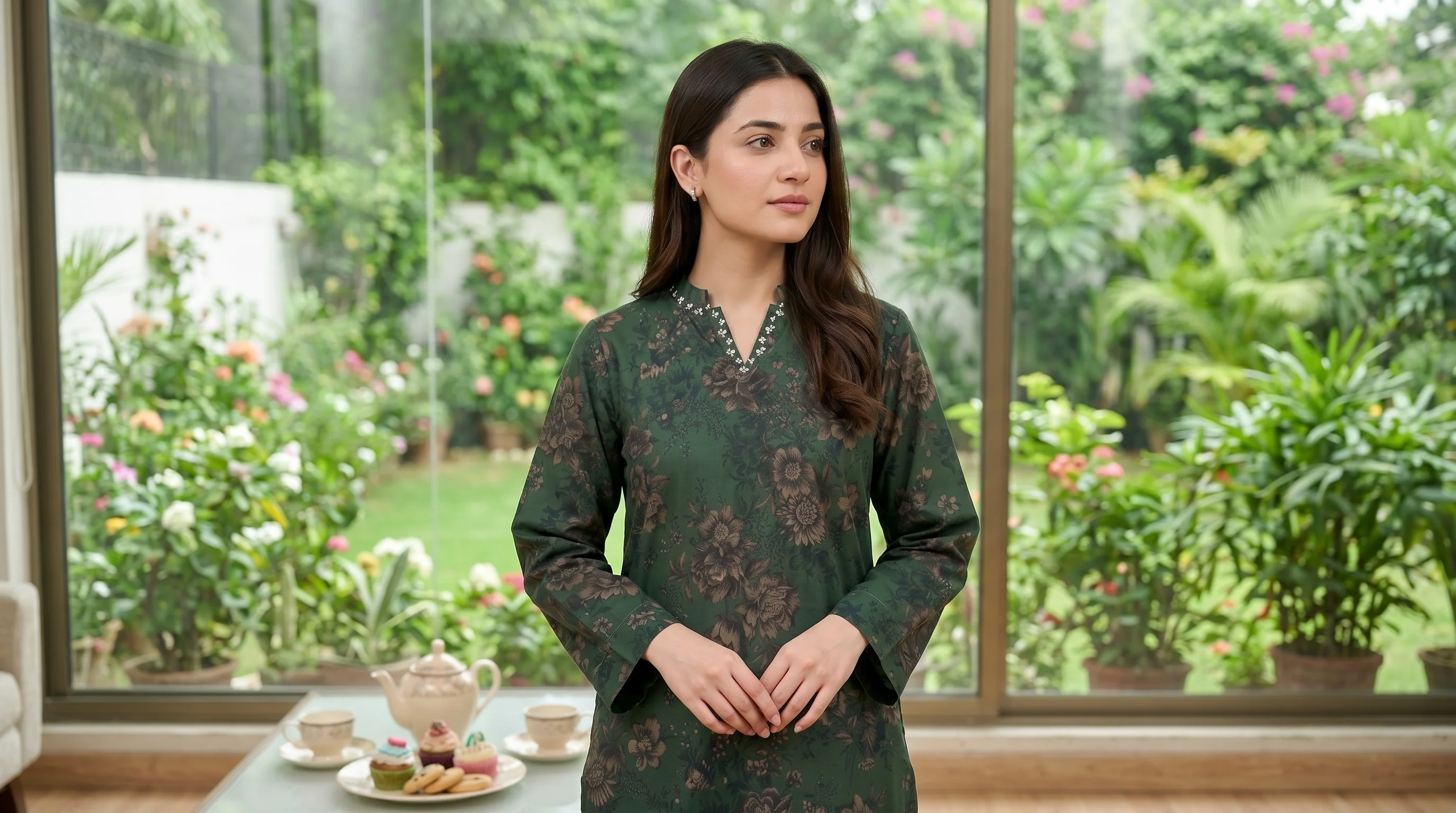 Neesha 2pcs Stitched Printed Cotton [D-3730] - Image 3