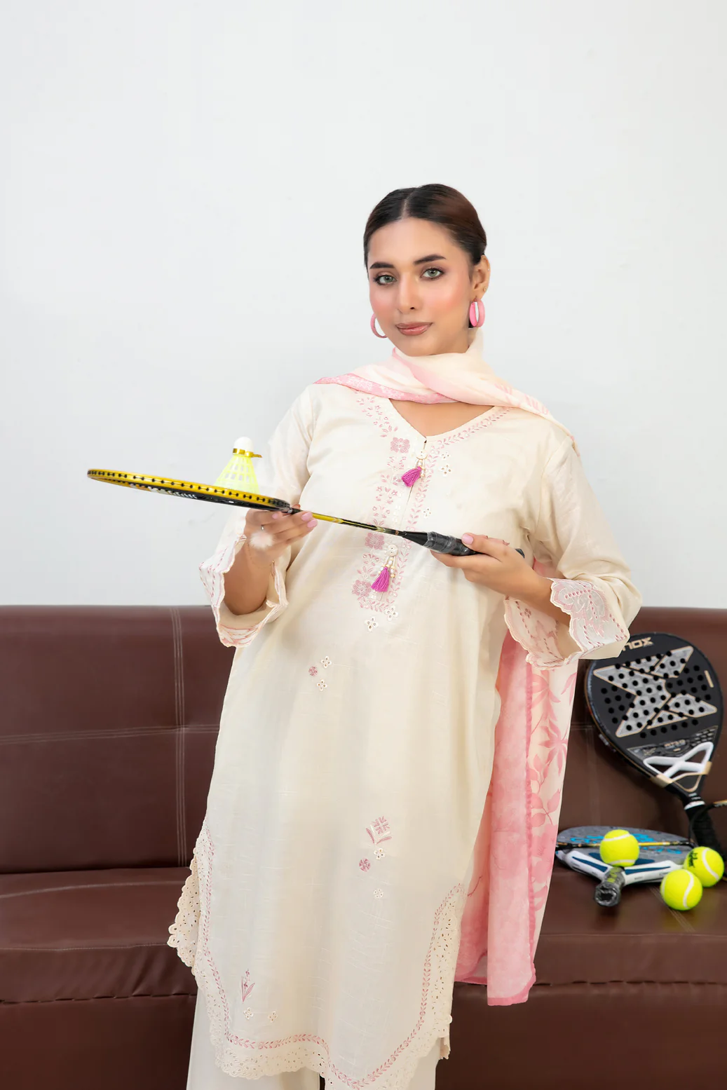 Modern Saheli 3pcs Stitched Emb Lawn [D-3780] - Image 5
