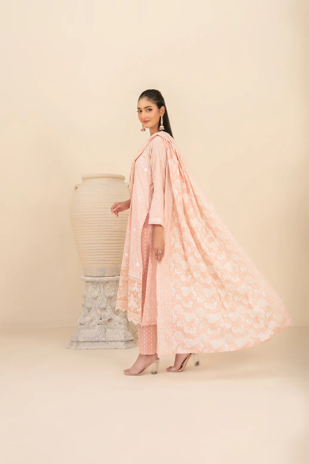 Marin 3pcs Un-Stitched Emb Printed Lawn [D-4029]