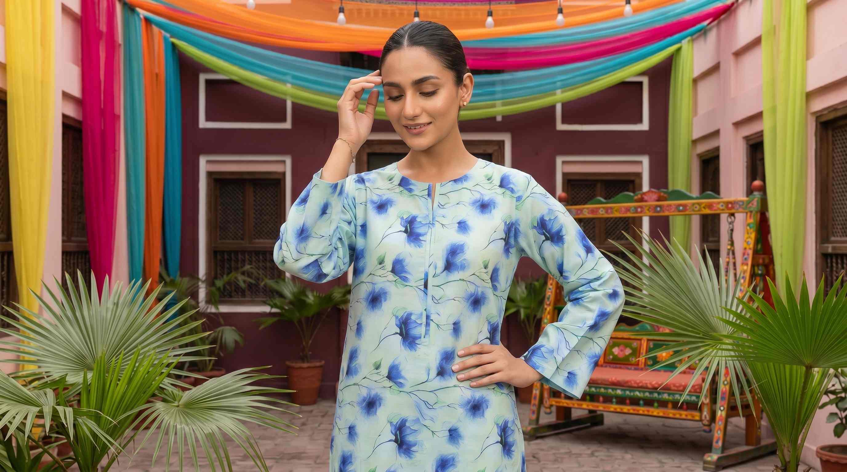 Maahru Vol-2 Stitched Digital Printed Cotton [D-4236] - Image 3