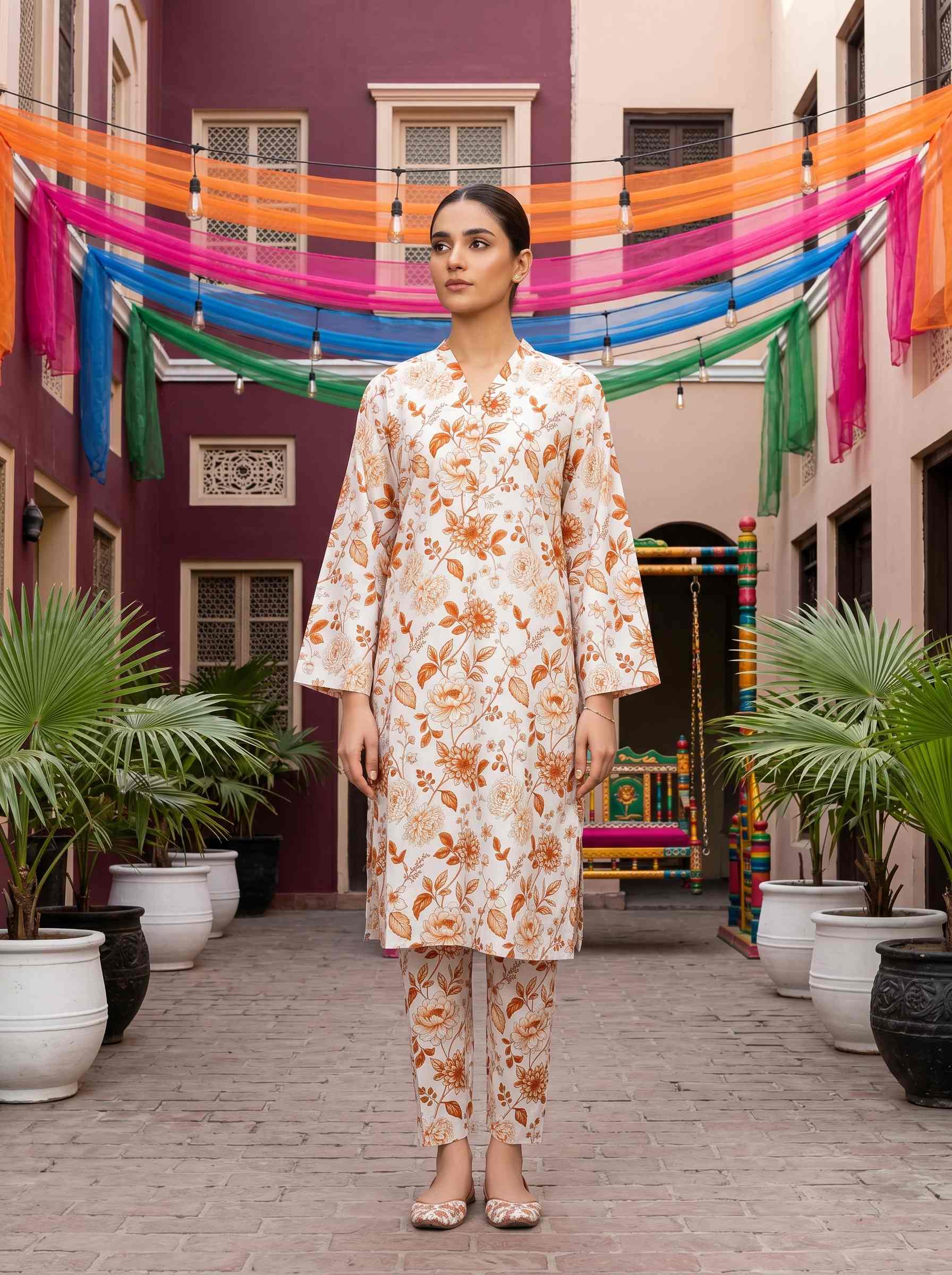 Maahru Vol-1 Stitched Printed Cotton [D-4242]