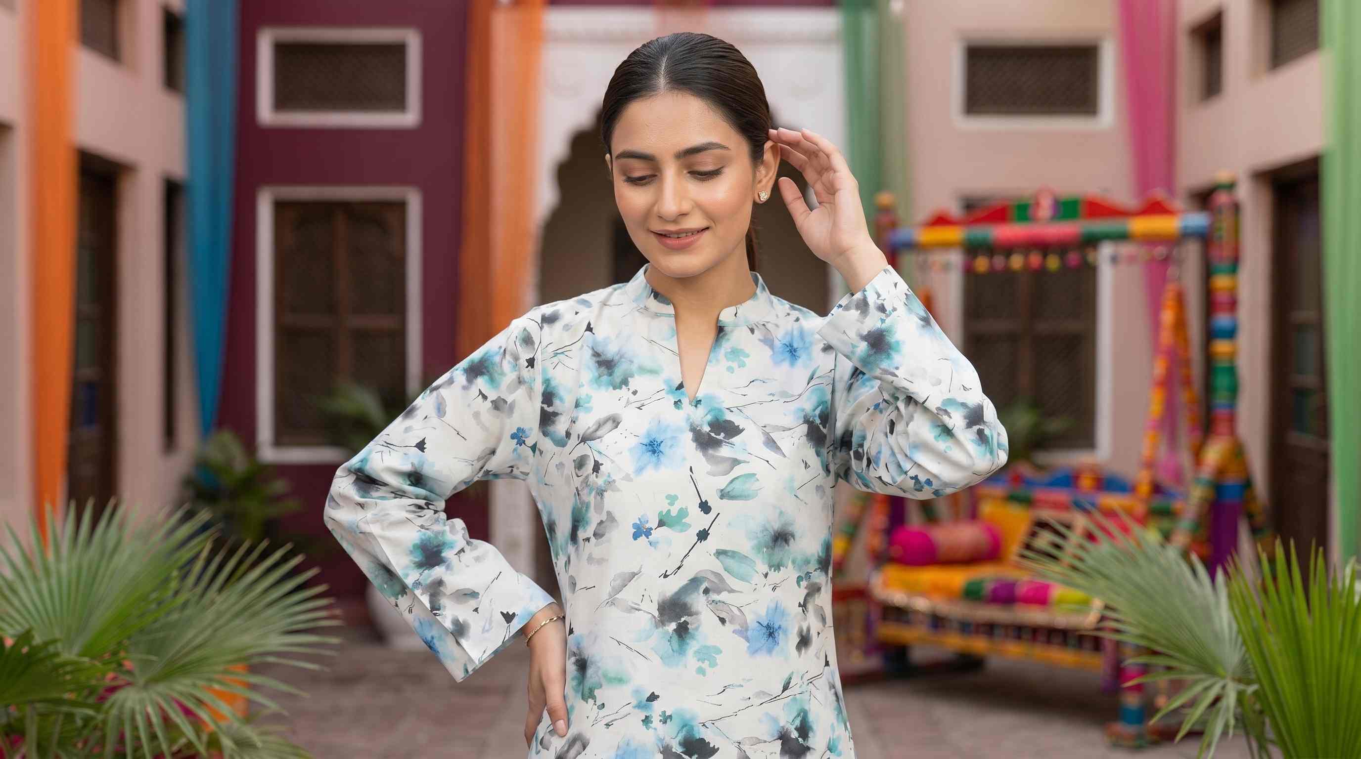 Maahru Vol-2 Stitched Digital Printed Cotton [D-4245] - Image 3