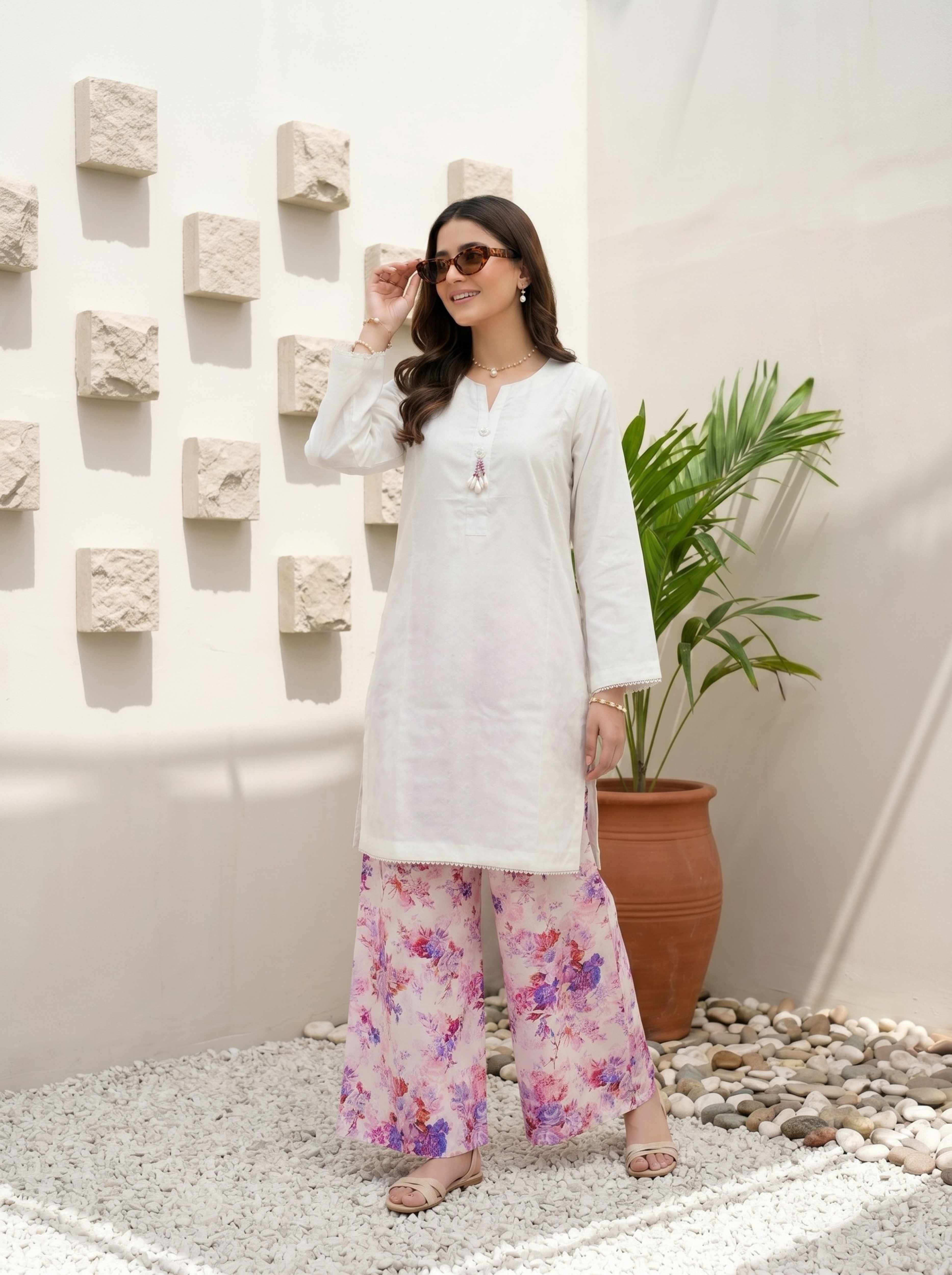 Summer Signature Vol-2 Stitched Cotton [D-4325] - Image 2