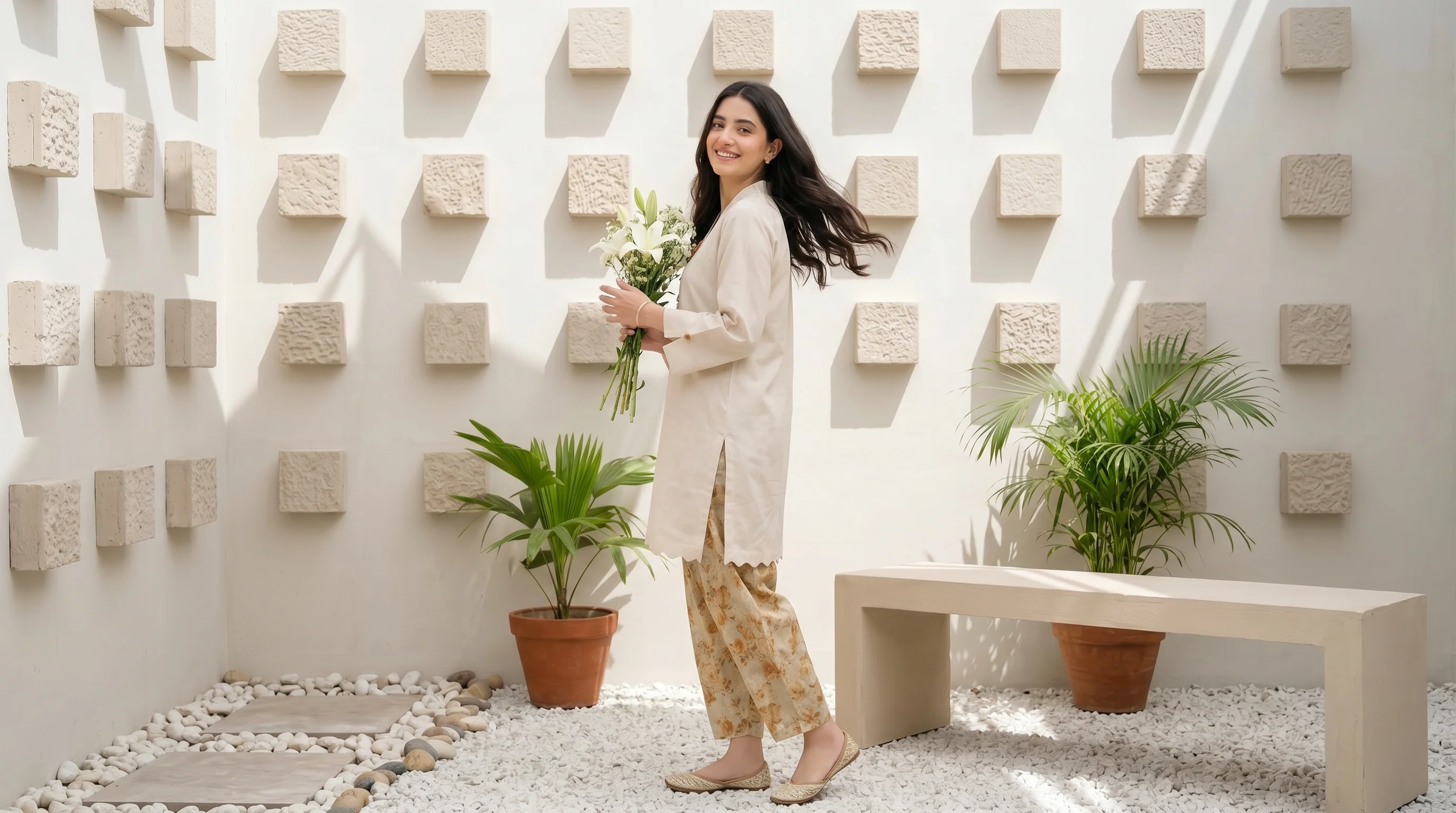Summer Signature Vol-1 Stitched Cotton [D-4331] - Image 3