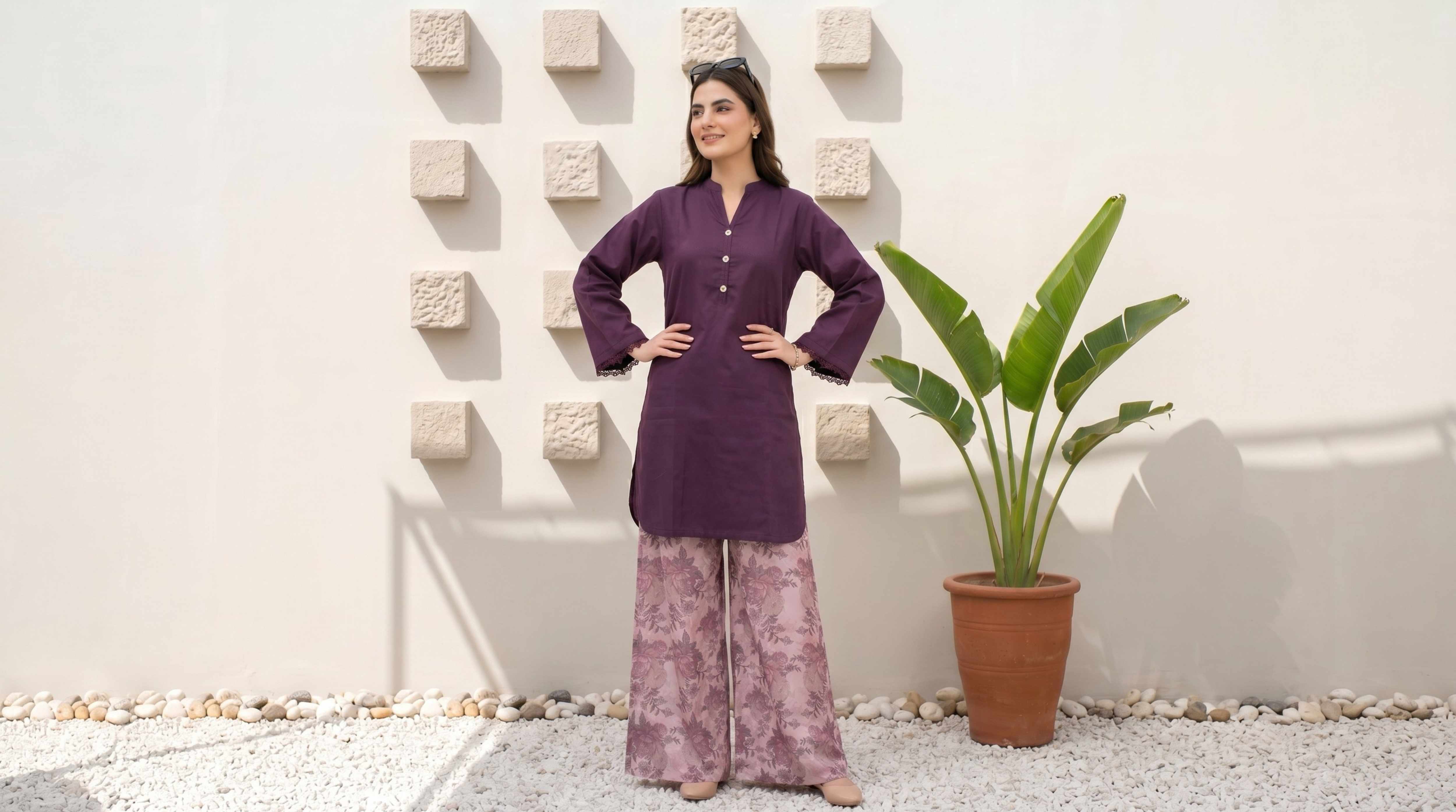 Summer Signature Vol-1 Stitched Cotton [D-4332] - Image 3