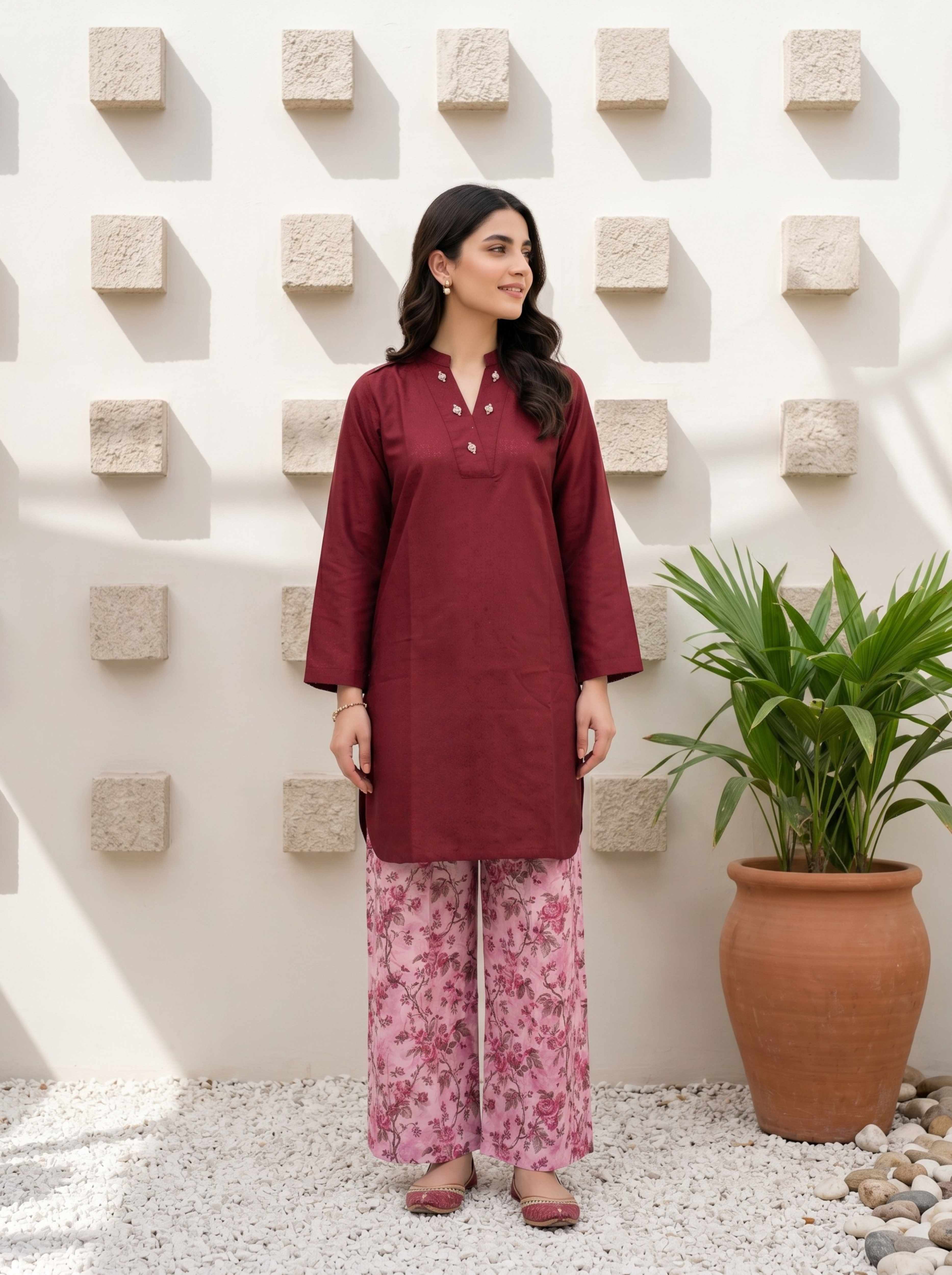 Summer Signature Vol-2 Stitched Cotton [D-4335]