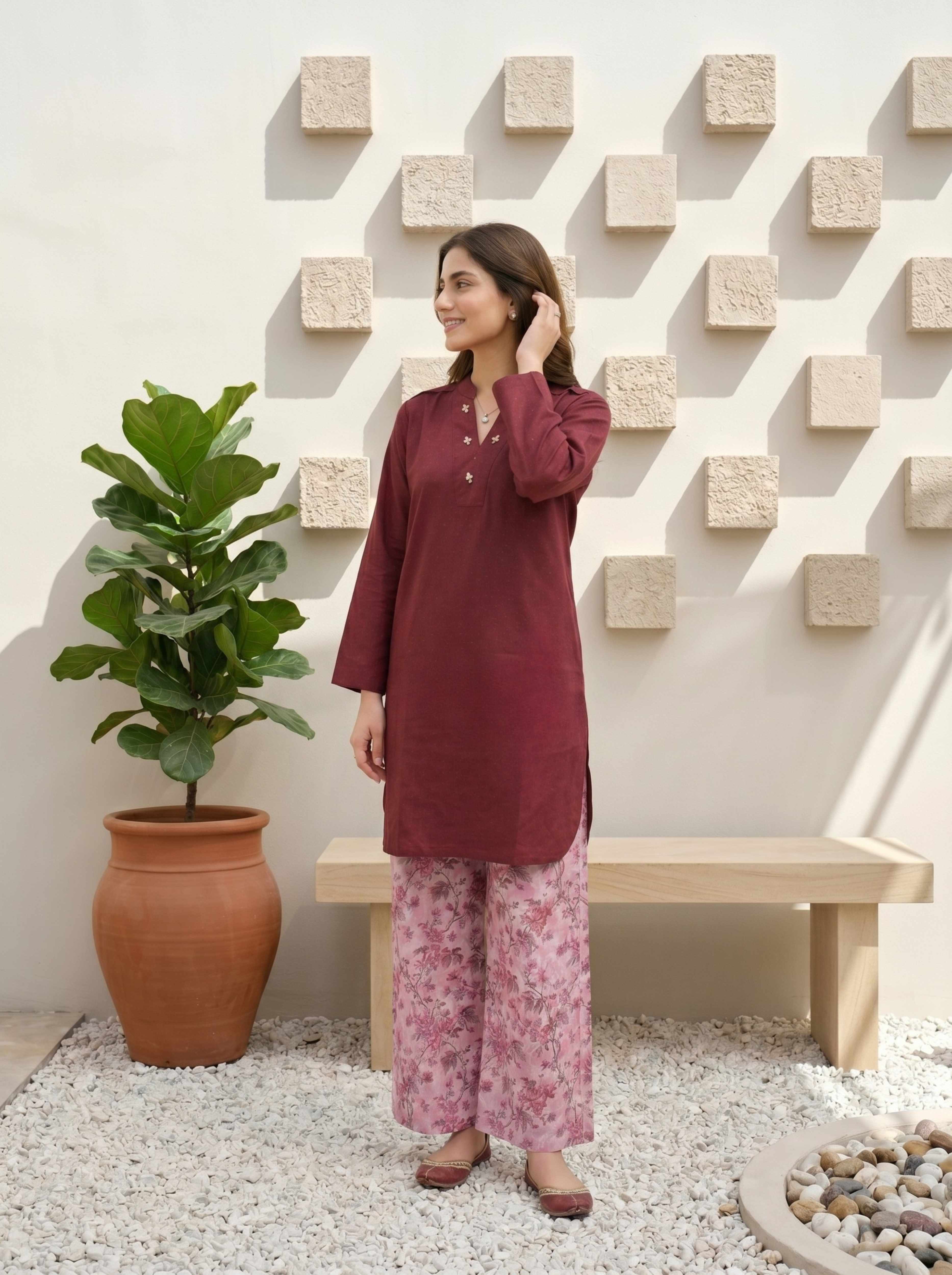 Summer Signature Vol-2 Stitched Cotton [D-4335] - Image 2