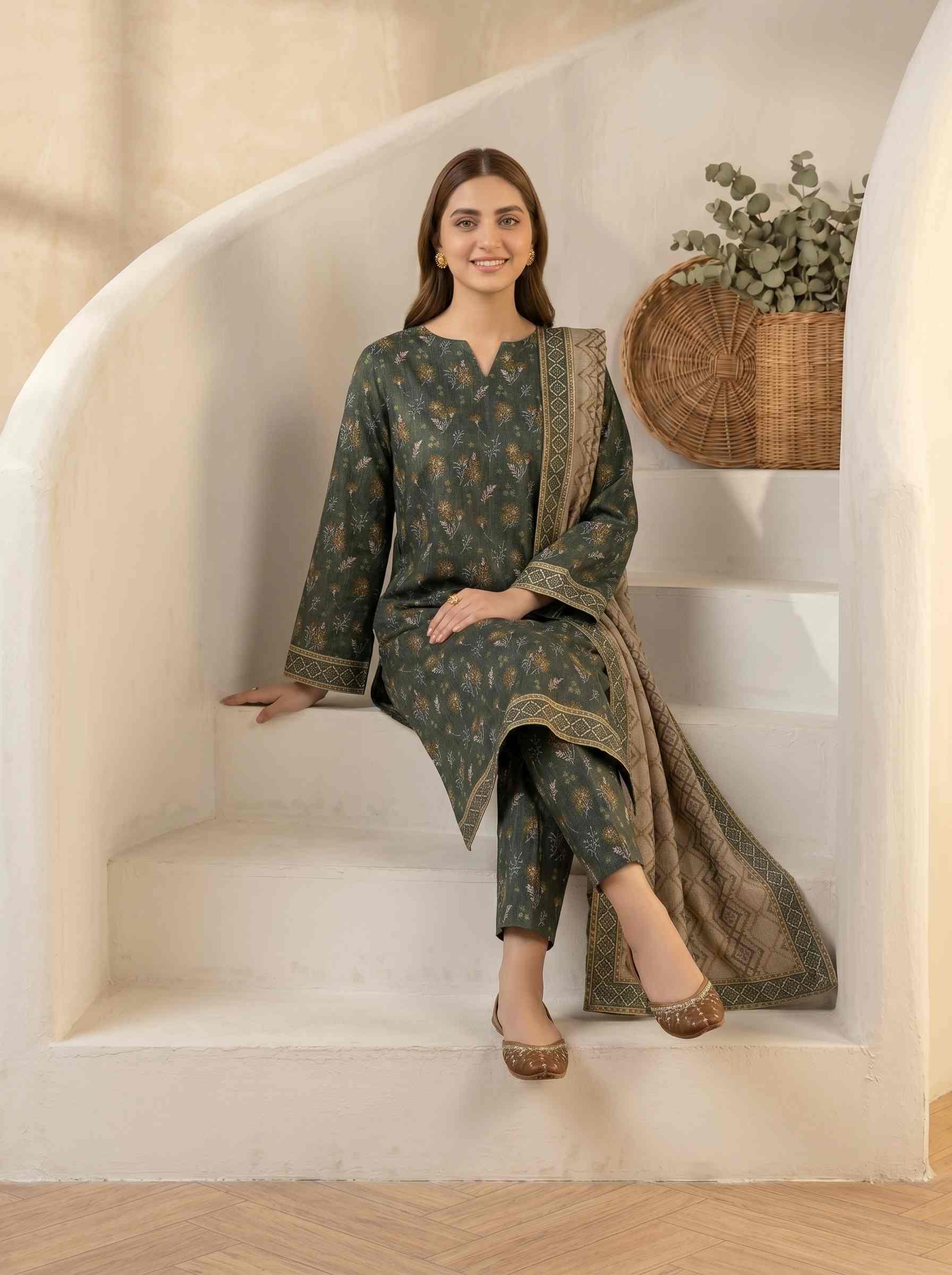Areeman Vol-1 Stitched Printed Lawn [D-4478] - Image 2