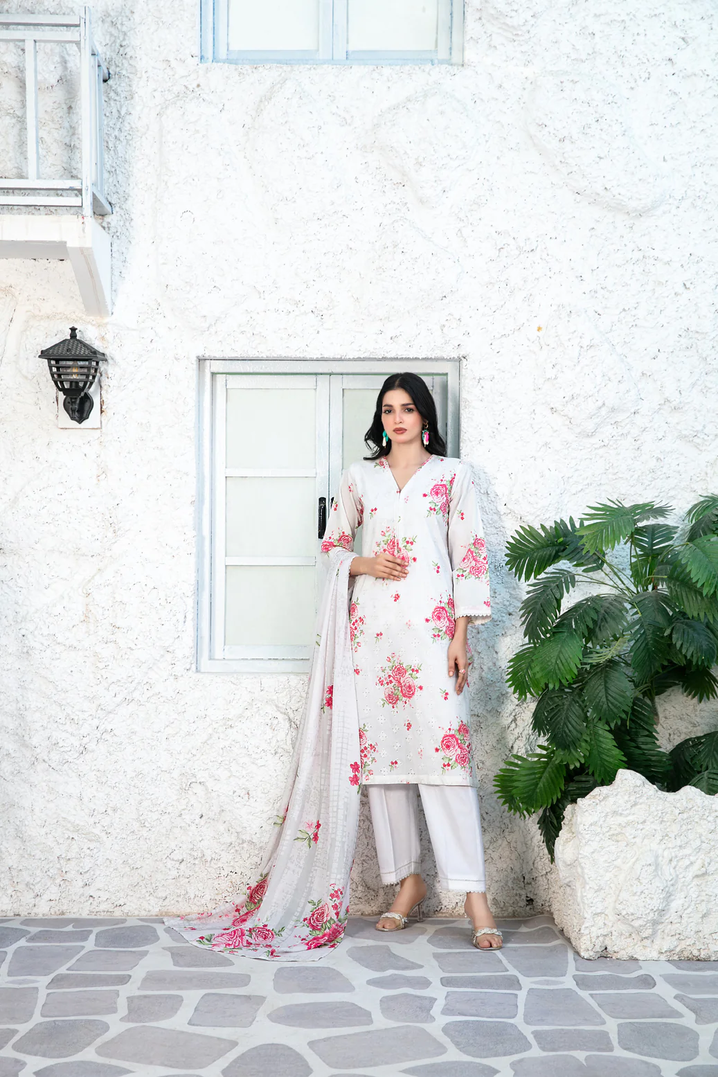 Rooh 3pcs Stitched Emb Printed Lawn [D-5740]
