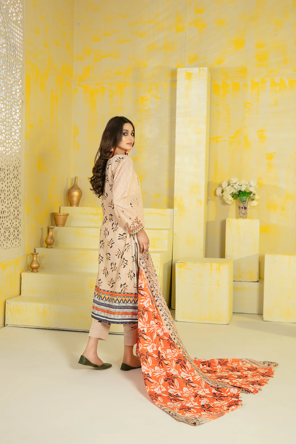 D-8796 SAMARA Un-Stitched Emb Printed Lawn [D-8802] - Image 3