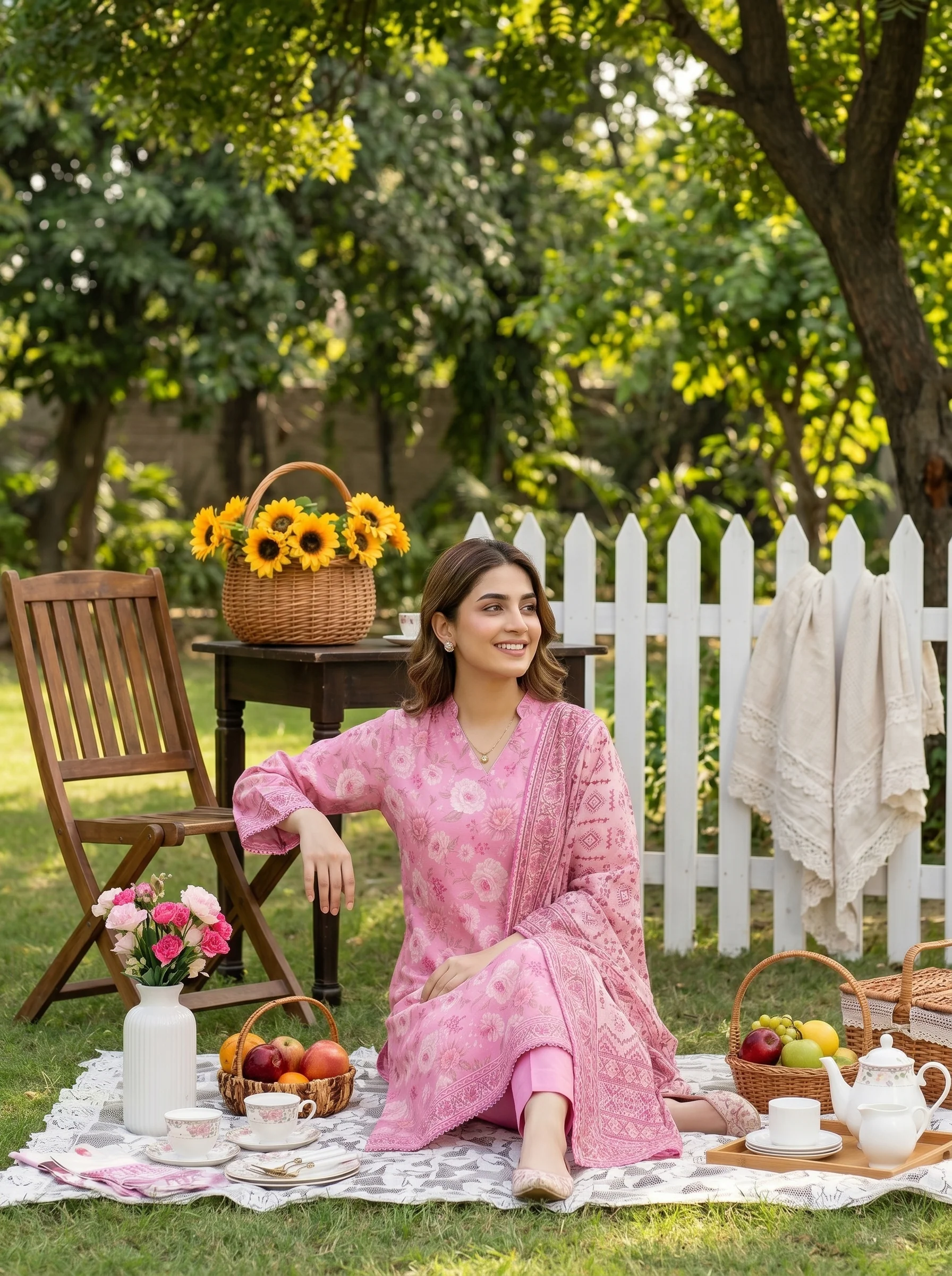 Mirage Stitched Digital Printed Lawn [D-4166] - Image 2